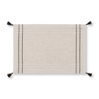 Set of 4 Fabric Placemats with Tassels