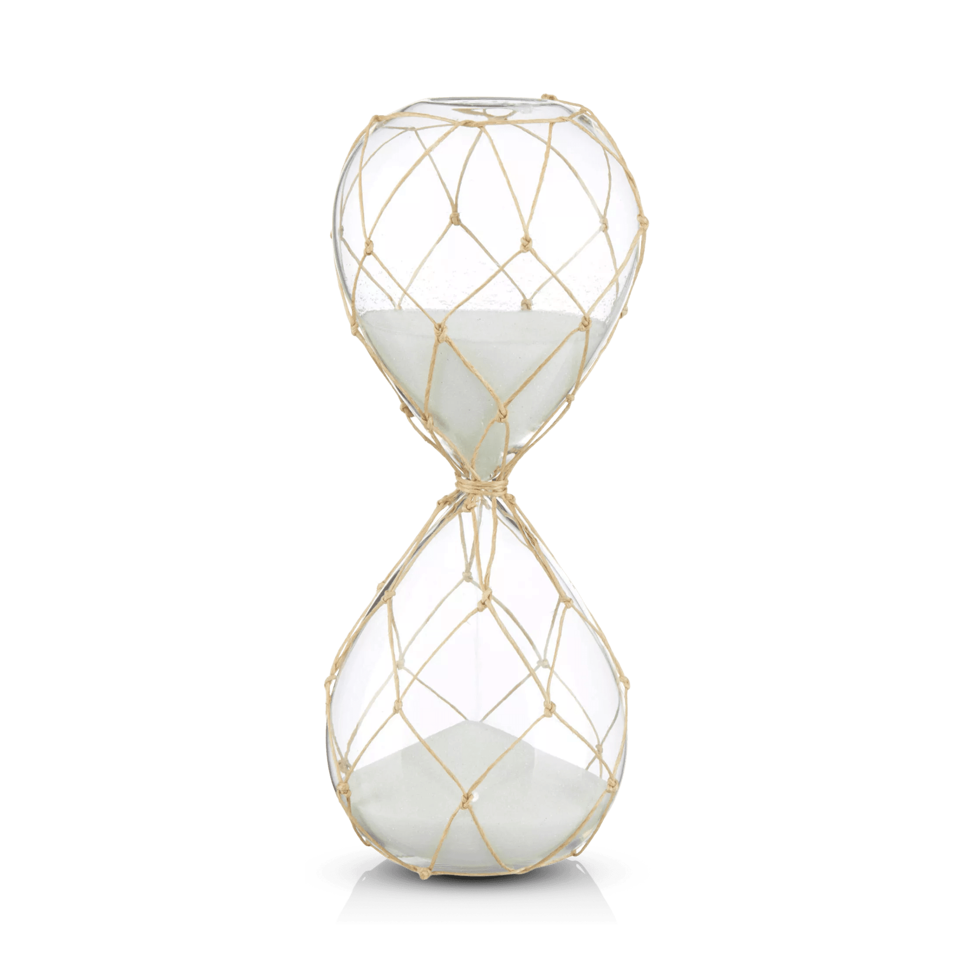 30-Minute Decorative Hourglass with White Sand 7 x 20 cm.