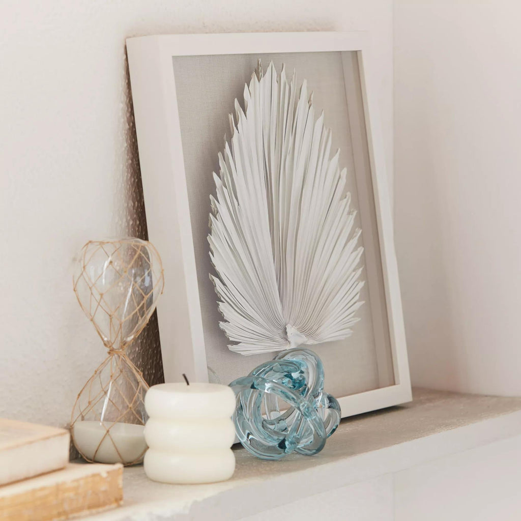 30-Minute Decorative Hourglass with White Sand 7 x 20 cm.