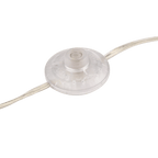 Floor Lamp with Cream Shade and Gold Base