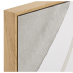 Abstract Linear Art Framed Canvas