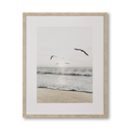 Morning at the Beach Framed Canvas