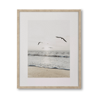 Morning at the Beach Framed Canvas