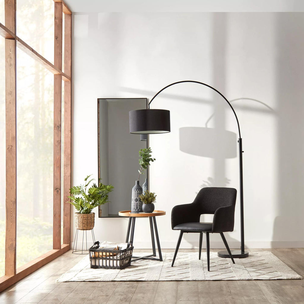 Natural Rattan Planter on Metal Legs