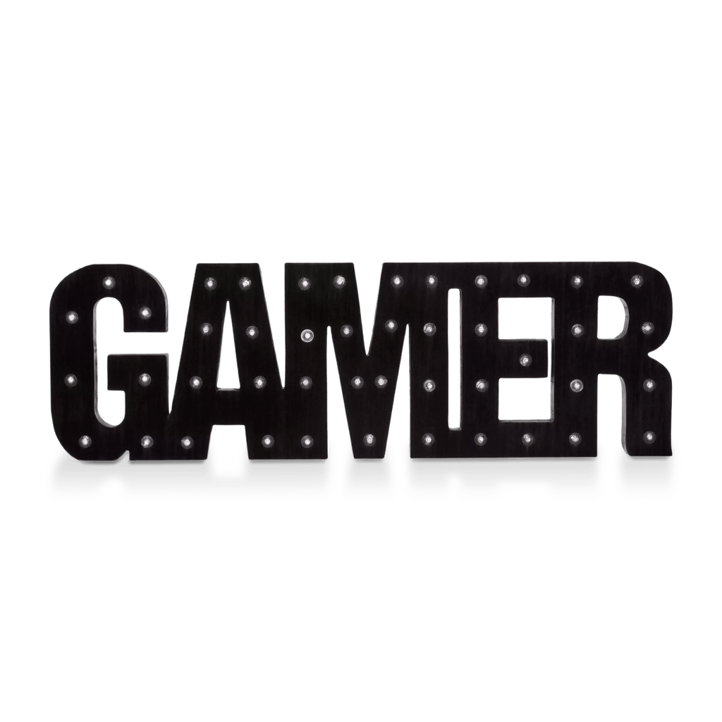 LED Decorative Word Gamer
