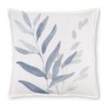 Auriel Blue & Beige Flora Decorative Pillow
