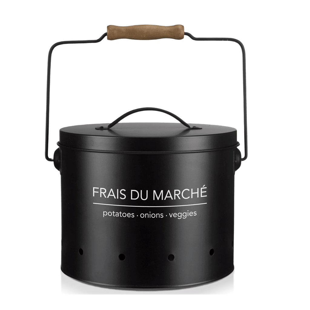 Potato/Onion/Veggies Rustic Metal Bin