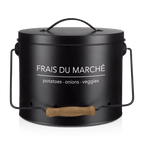 Potato/Onion/Veggies Rustic Metal Bin