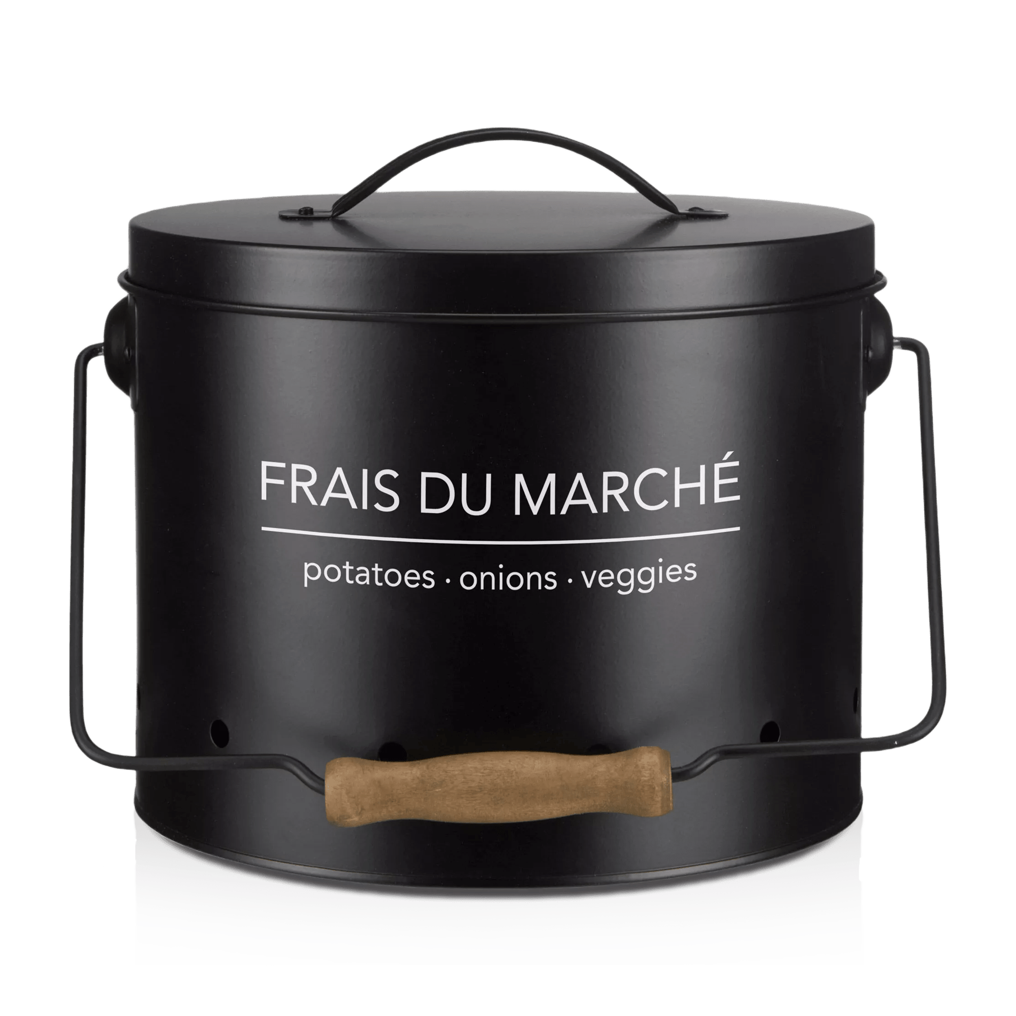 Potato/Onion/Veggies Rustic Metal Bin