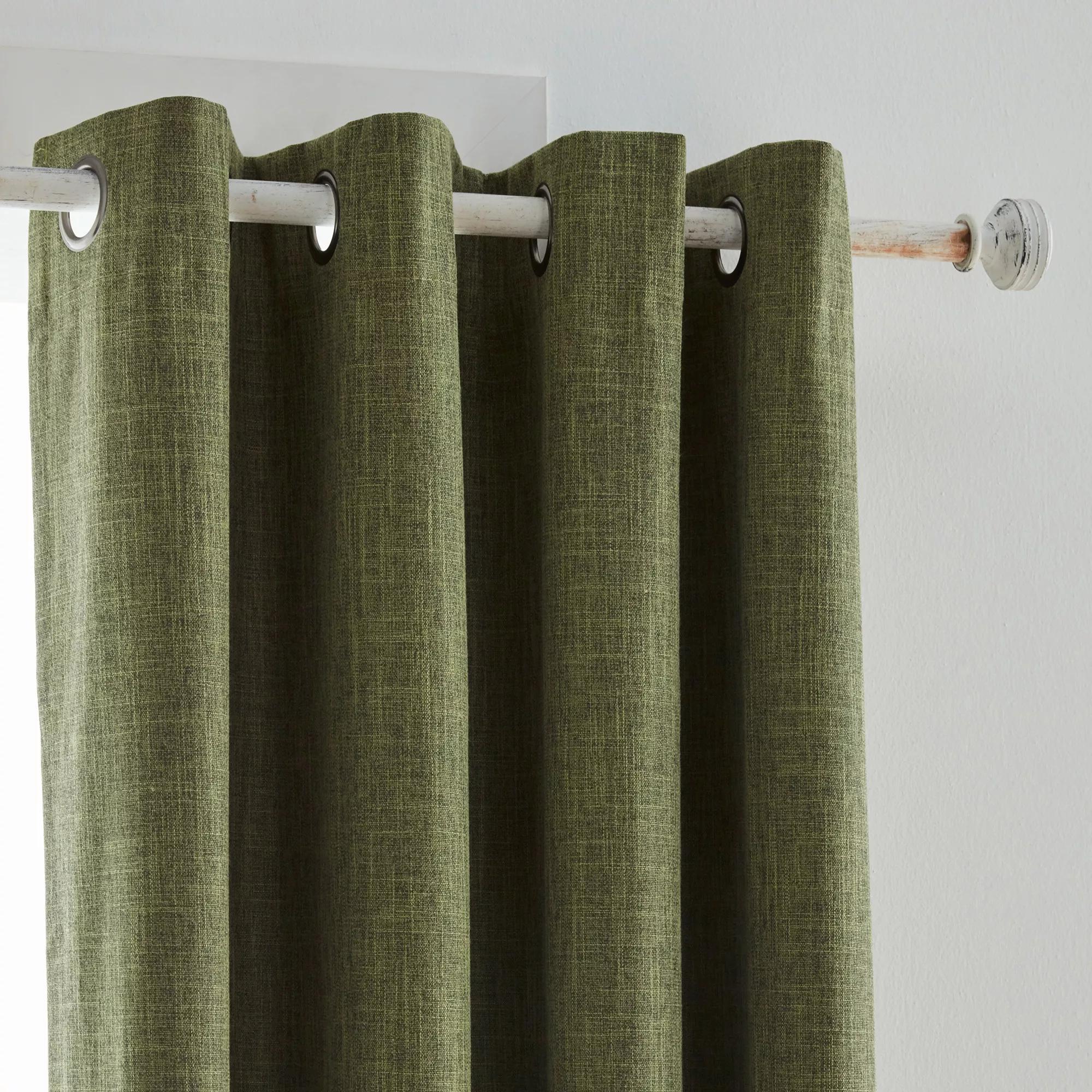 Green Chita Blackout Curtain