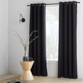 Black Chita Blackout Curtain