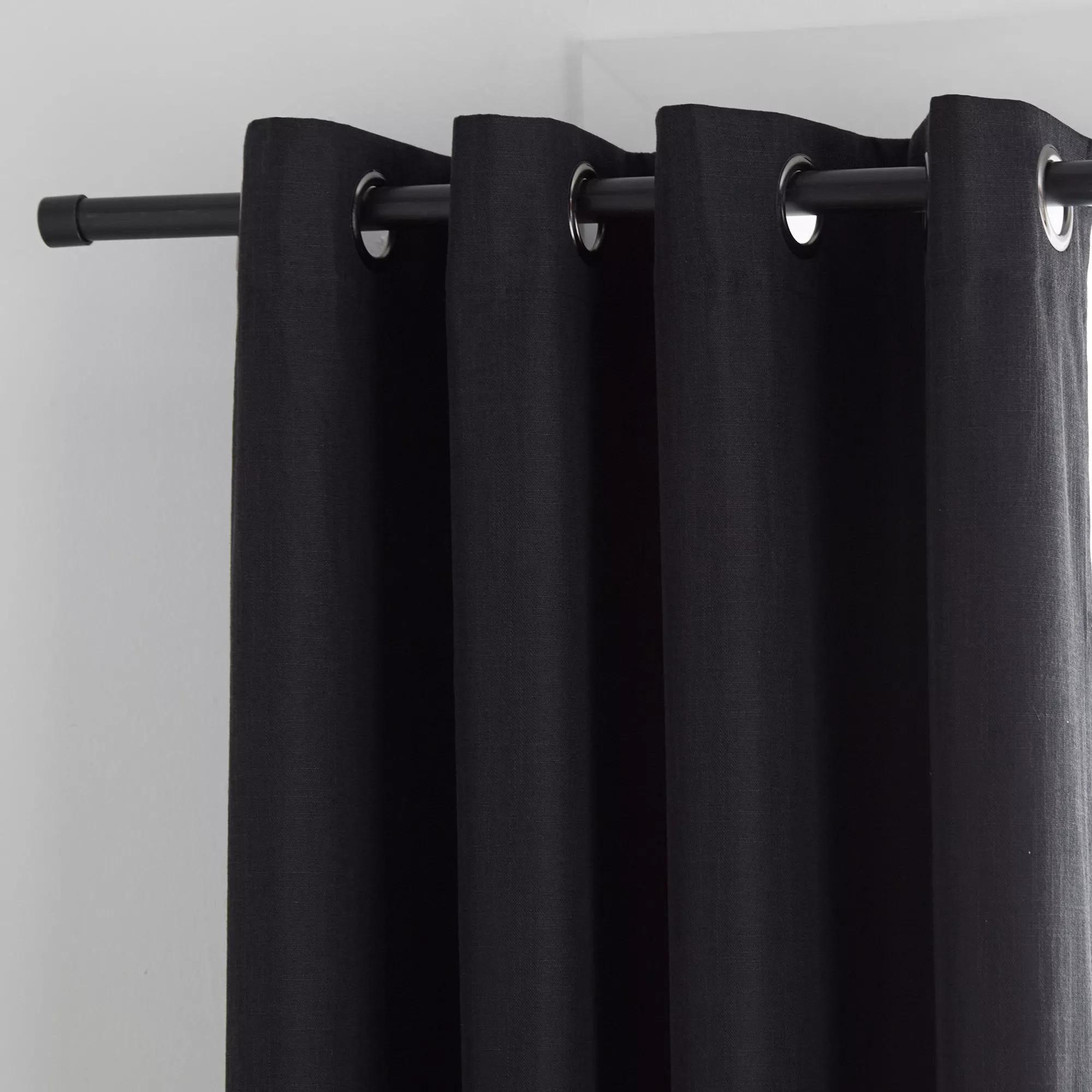 Black Chita Blackout Curtain