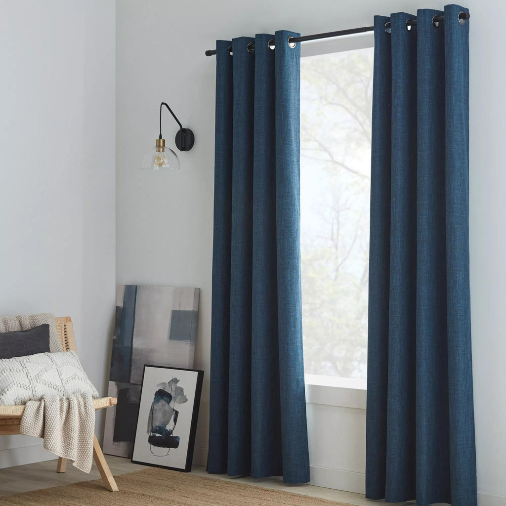 Blue Chita Blackout Curtain