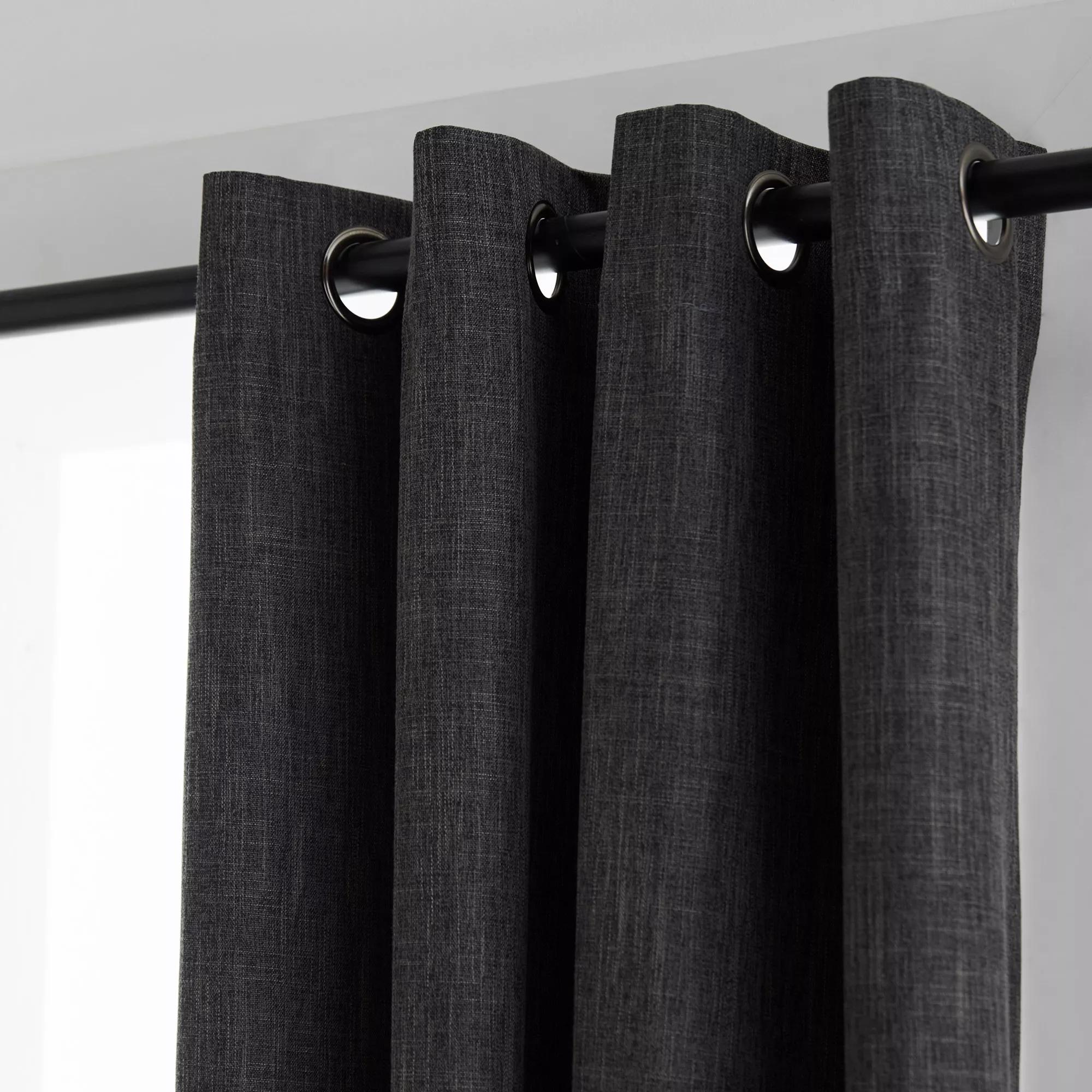 Charcoal Chita Blackout Curtain