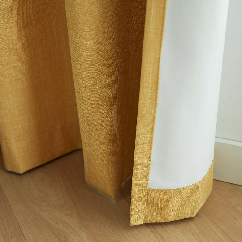 Yellow Chita Blackout Curtain