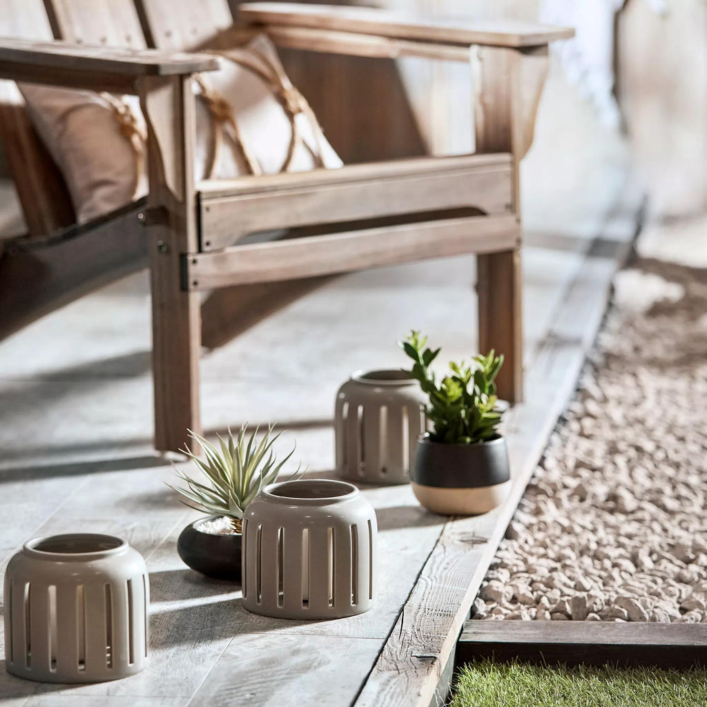 Artificial Plant in Colour-Block Pot