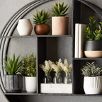 Artificial Plant in Colour-Block Pot