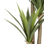 Large Artificial Tropical Tree in Black Pot