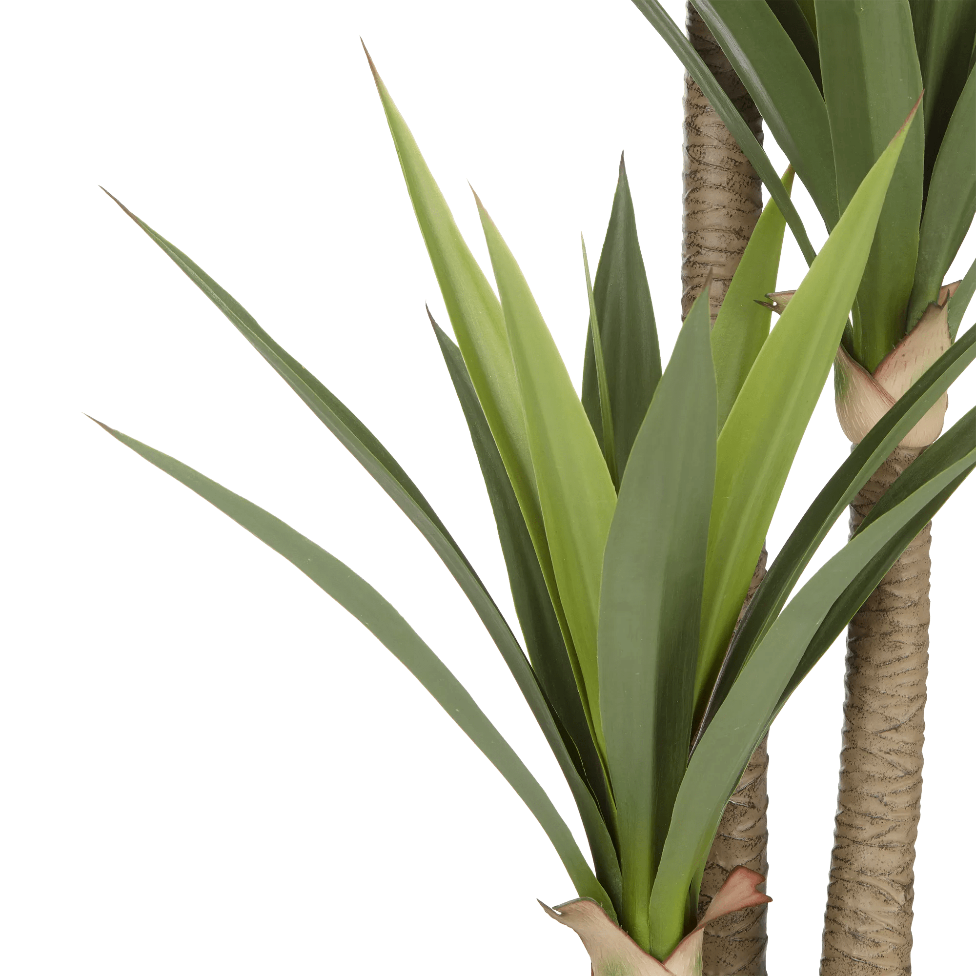 Large Artificial Tropical Tree in Black Pot