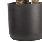 Large Artificial Tropical Tree in Black Pot