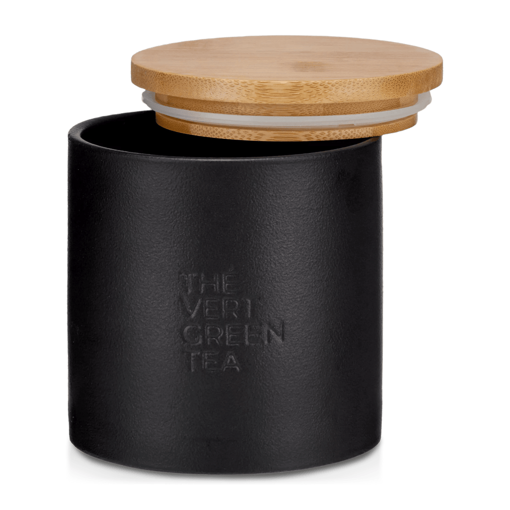 Bouclair Green Tea Candle with Wooden Lid