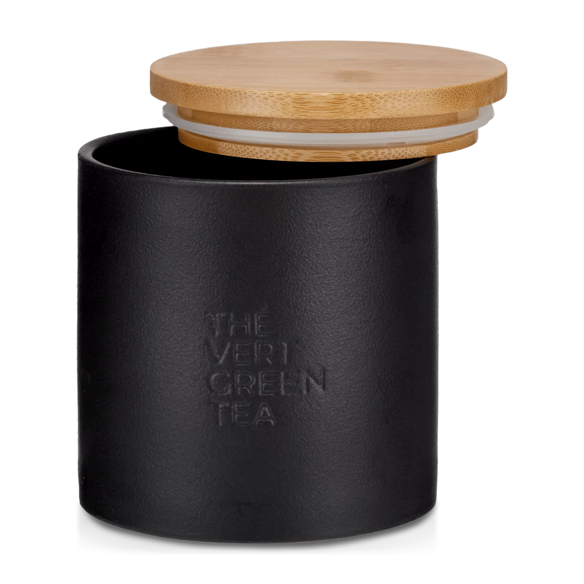 Bouclair Green Tea Candle with Wooden Lid