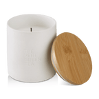 Bouclair Green Tea Candle with Wooden Lid