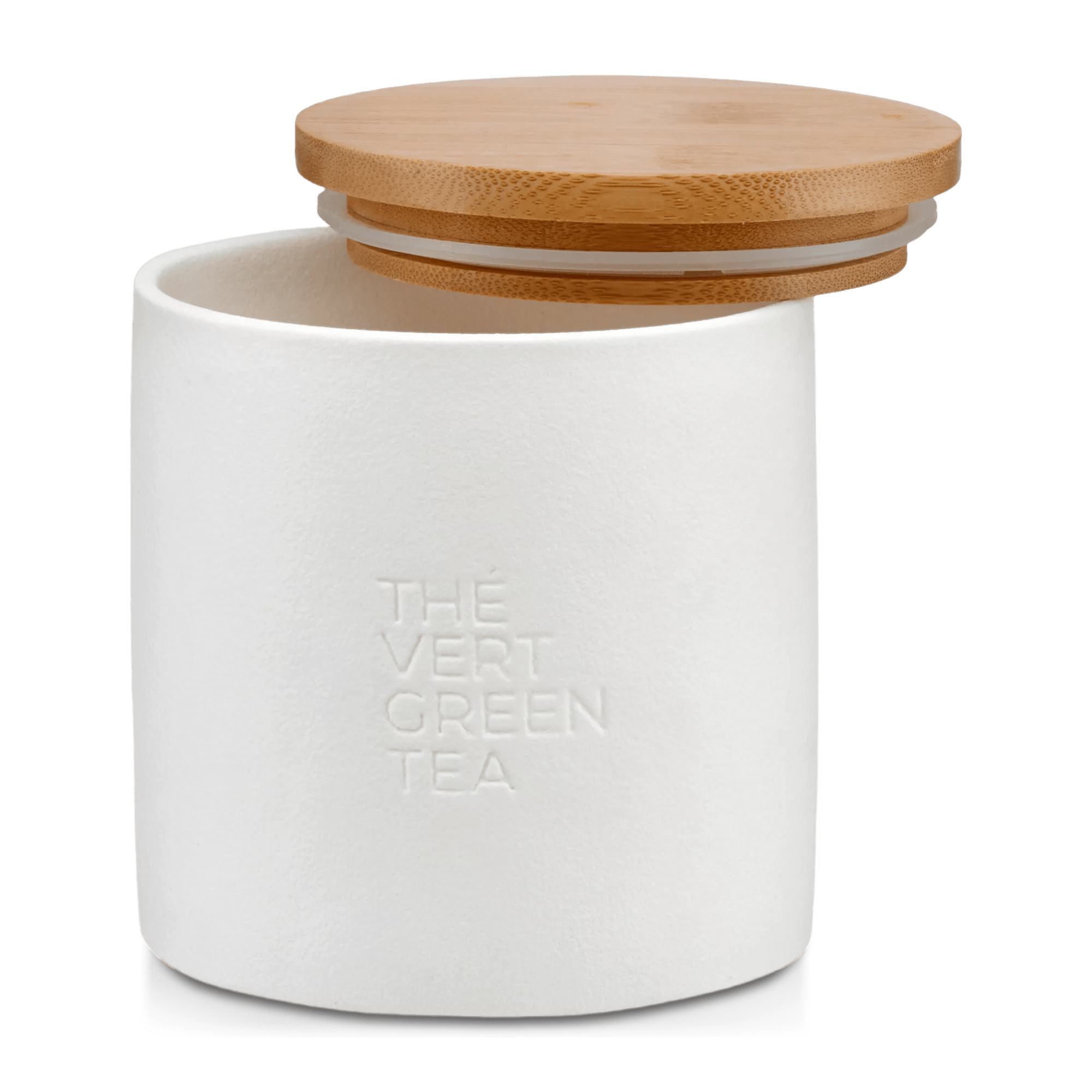 Bouclair Green Tea Candle with Wooden Lid