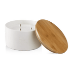 Bouclair Green Tea Candle with Wooden Lid