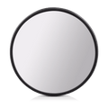 Round Mirror with Black Frame
