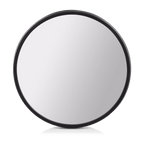 Round Mirror with Black Frame