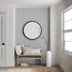 Round Mirror with Black Frame