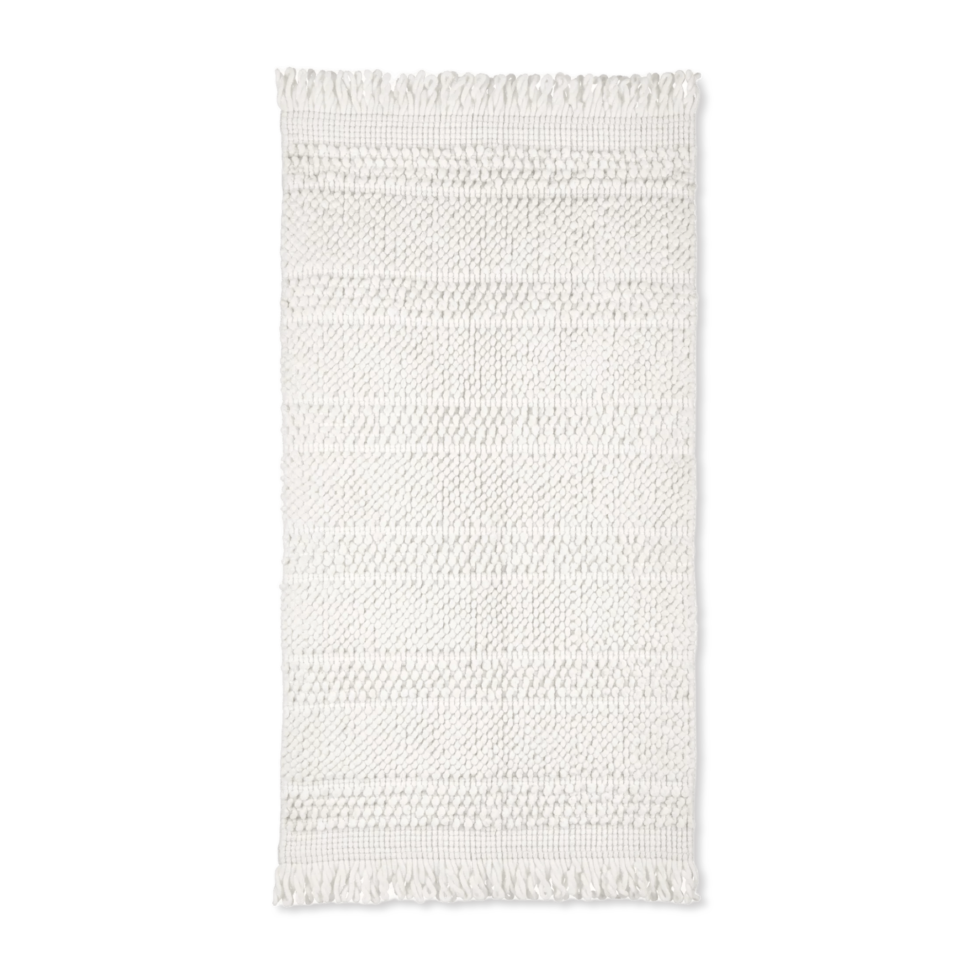 Textured Boho Bath Mat