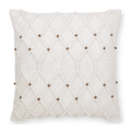 Wendi Diamond Loops & Beads Decorative Pillow