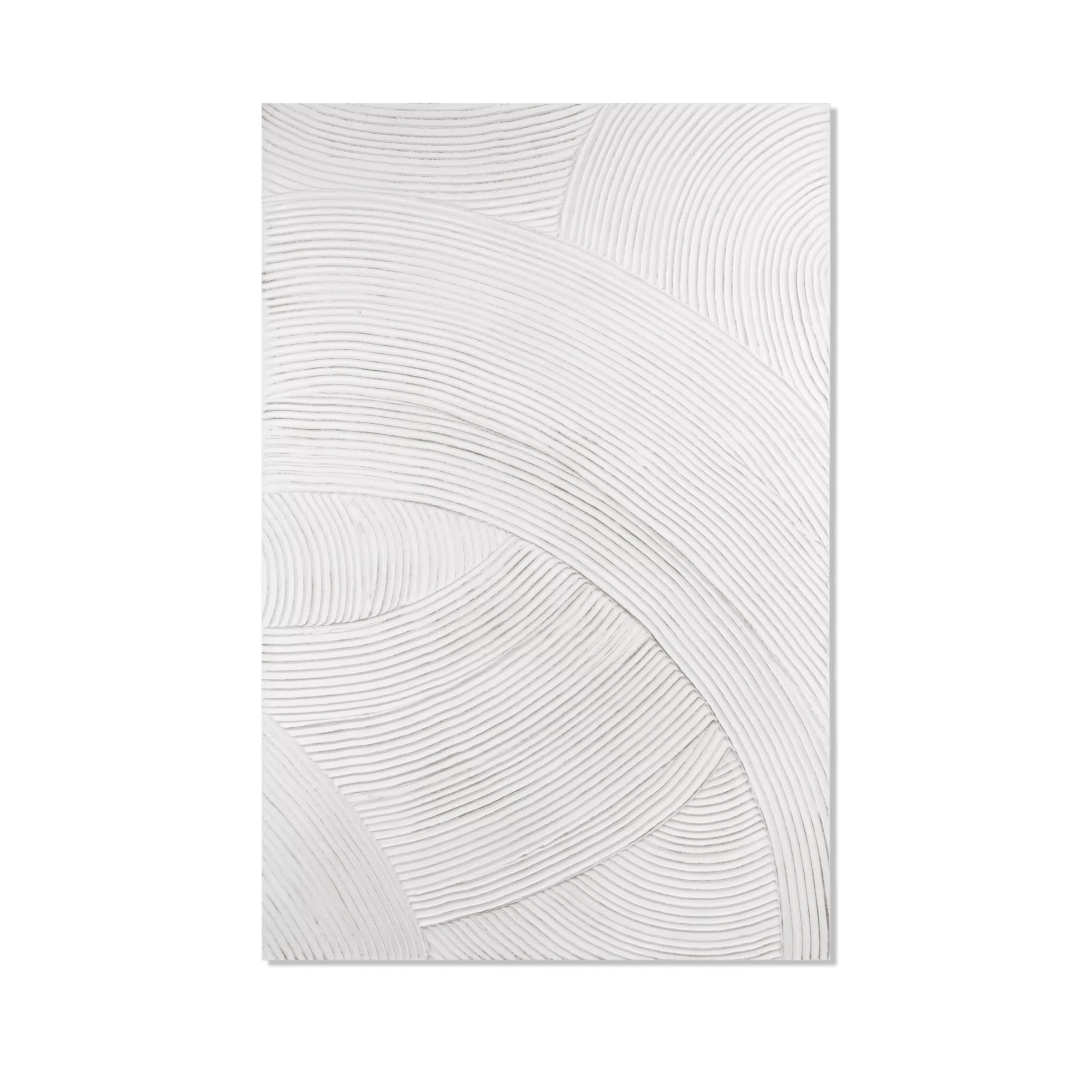 Tone on Tone Embossed Abstract Oil Painting