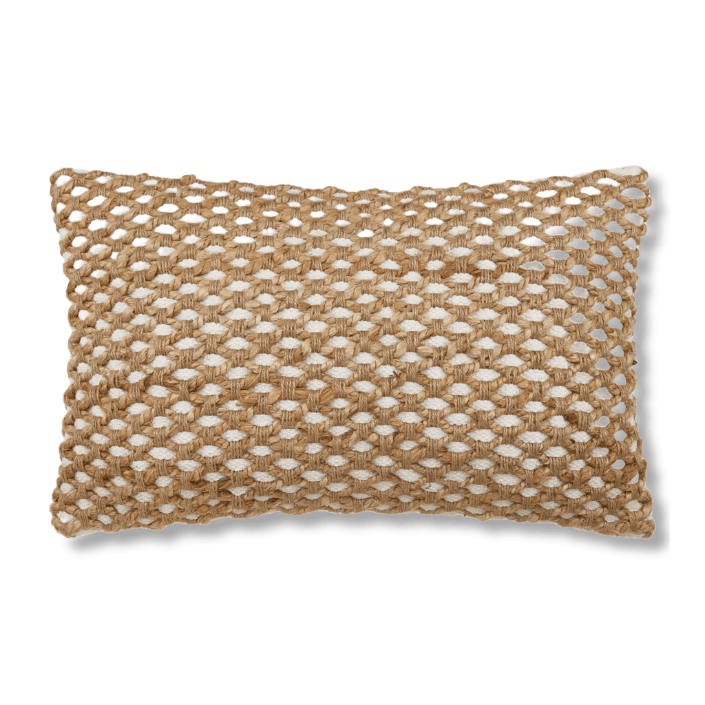 Felipe Natural Decorative Lumbar Pillow