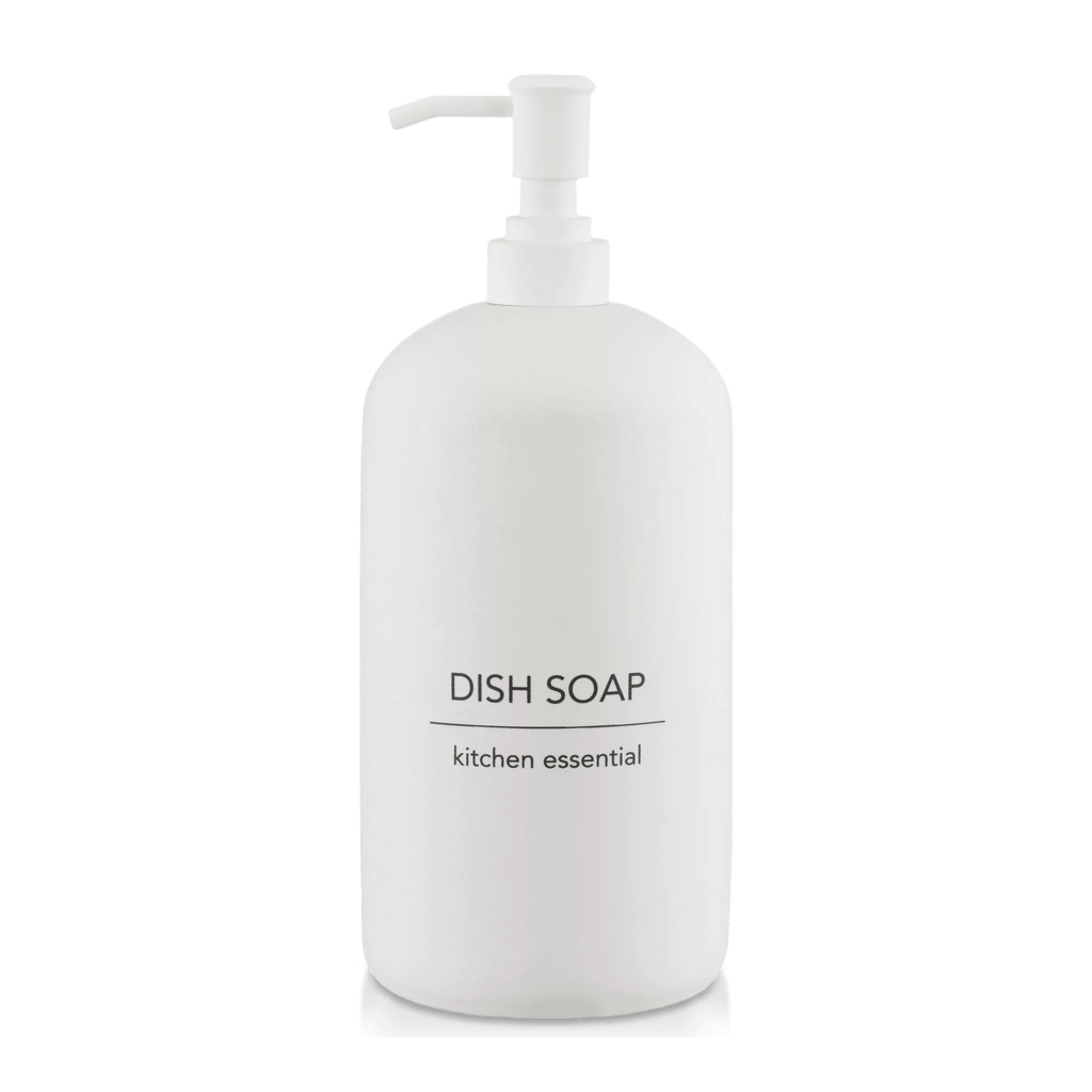 White Dish Soap Dispenser
