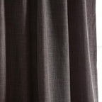 Charcoal Chita Back Tab Blackout Curtain