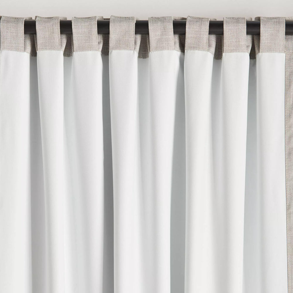 Taupe Chita Back Tab Blackout Curtain