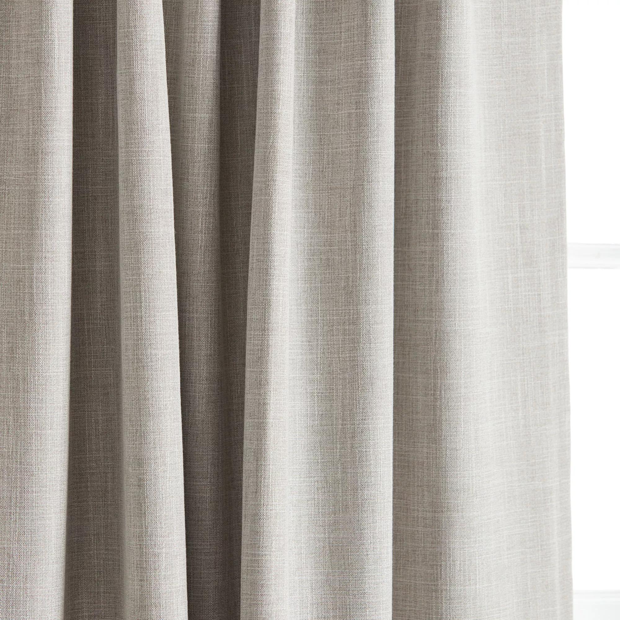 Taupe Chita Back Tab Blackout Curtain