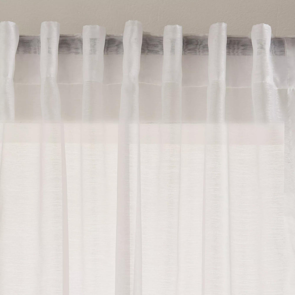 Kacha Rod Pocket Back Tab Sheer Curtain