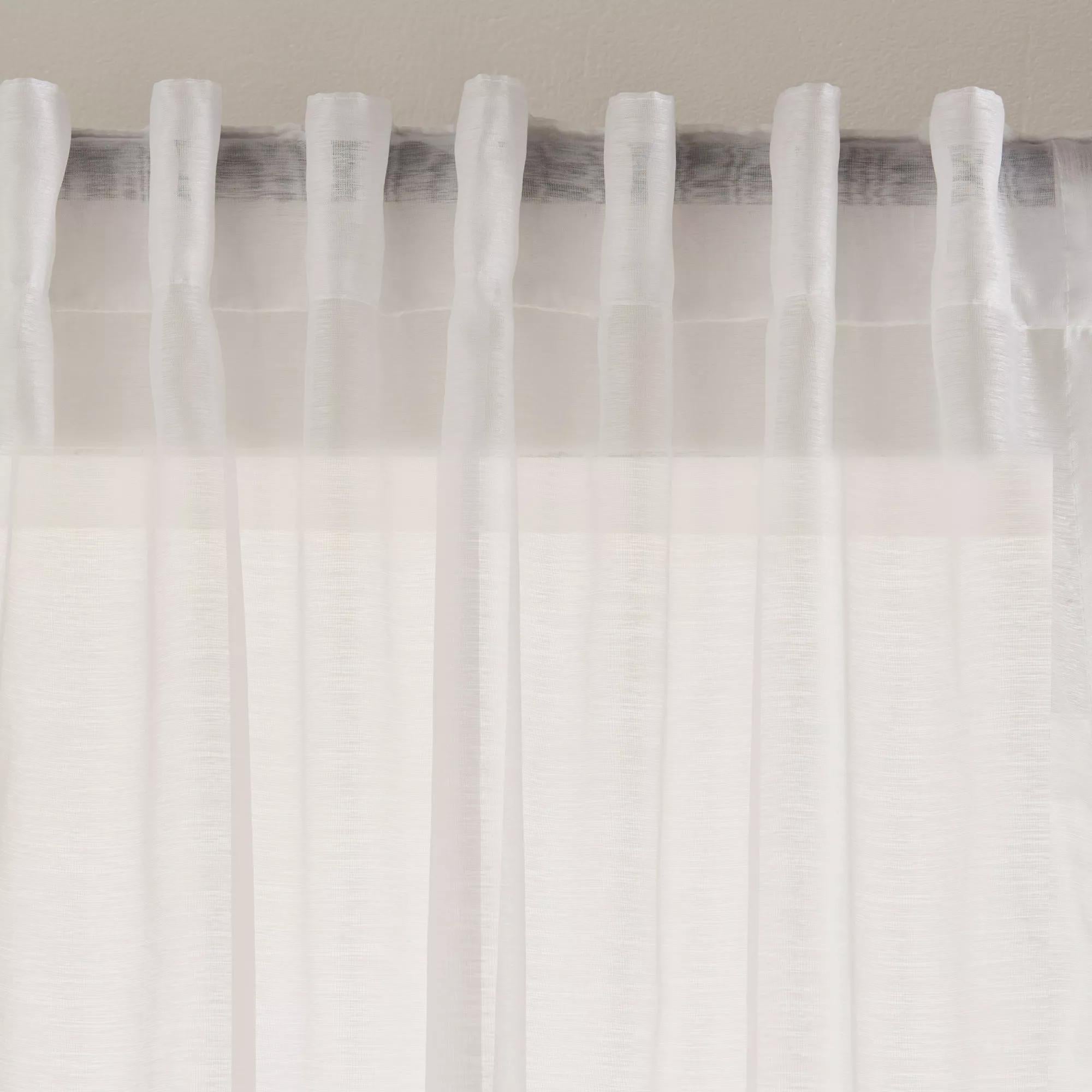 Kacha Rod Pocket Back Tab Sheer Curtain