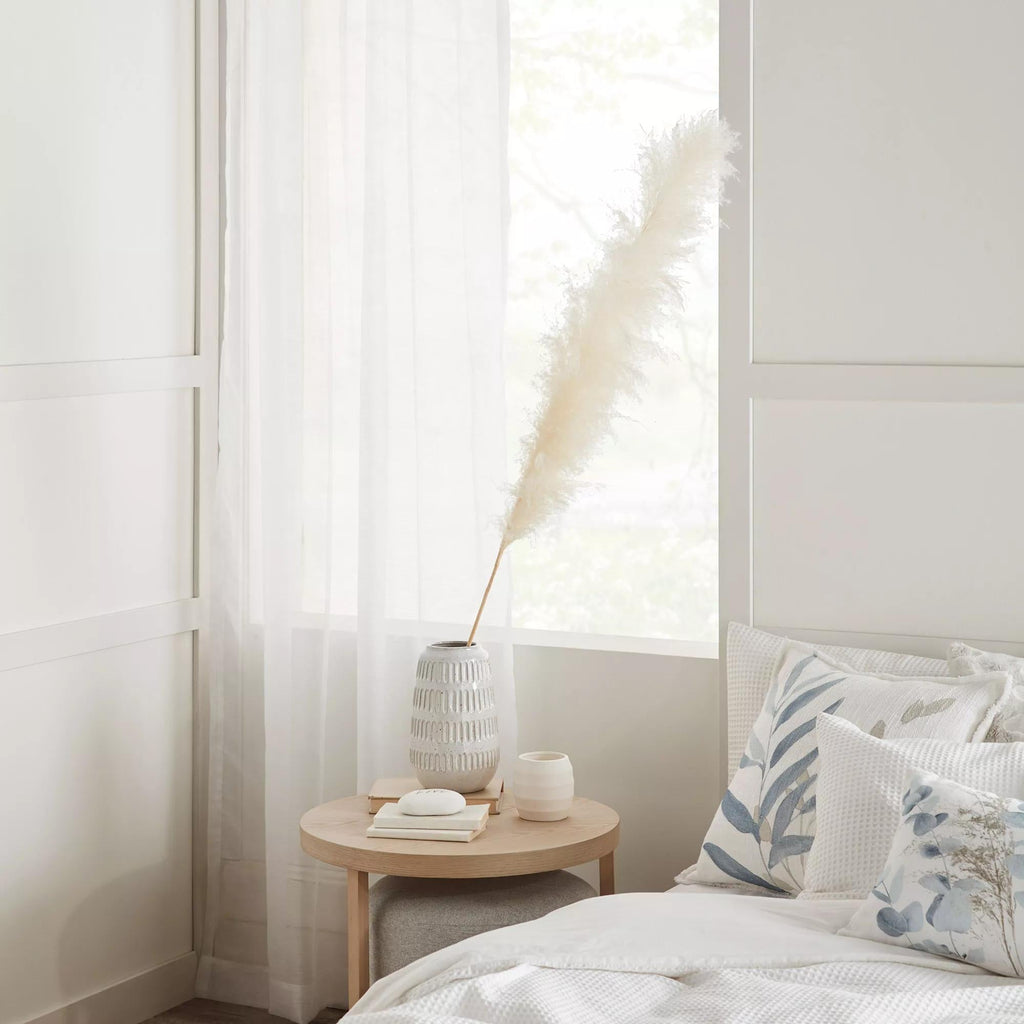 Kacha Rod Pocket Back Tab Sheer Curtain