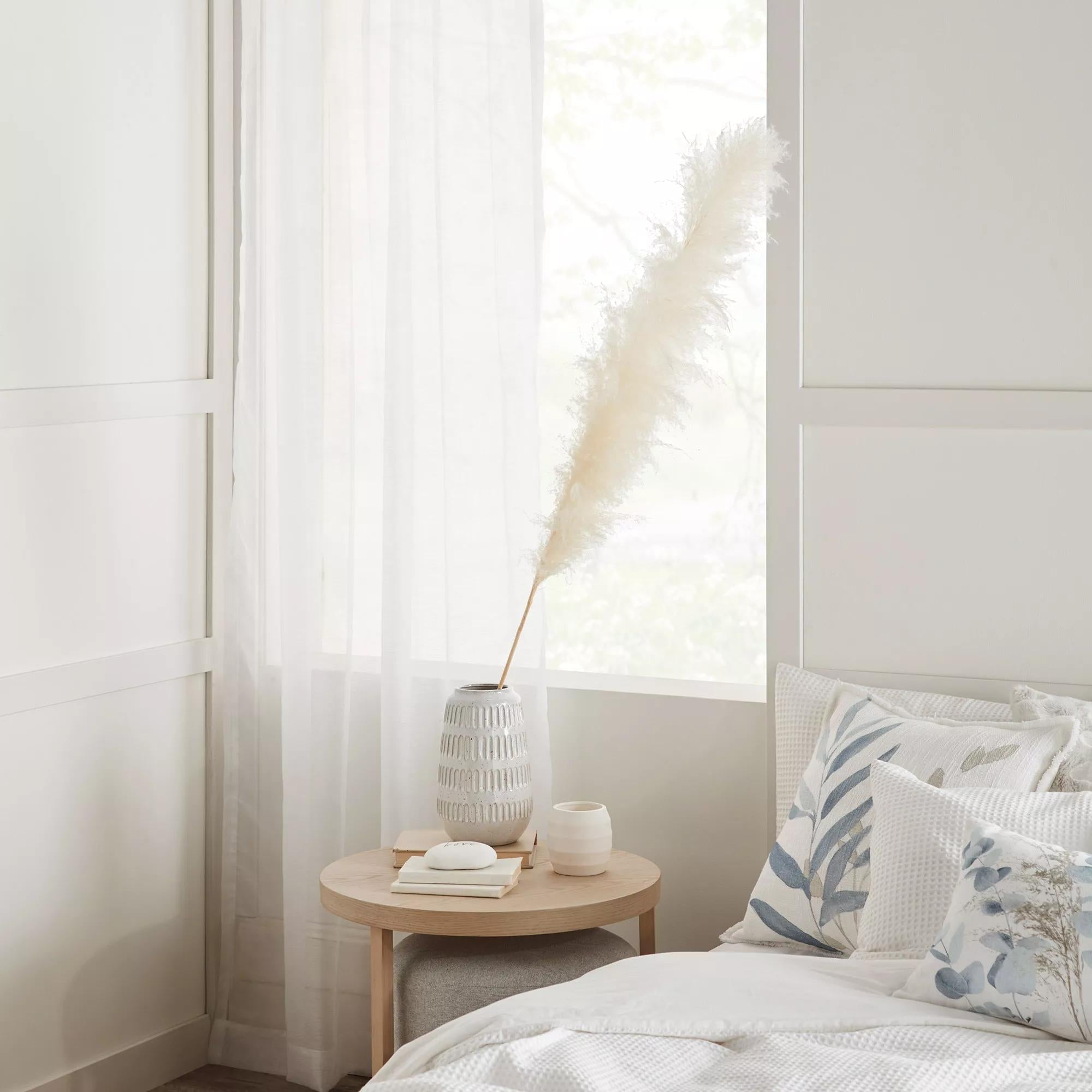 Kacha Rod Pocket Back Tab Sheer Curtain