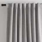 Light Grey Chita Back Tab Blackout Curtain