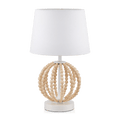Wooden Bead Base Table Lamp