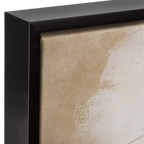 Abstract Blush Wave Framed Canvas