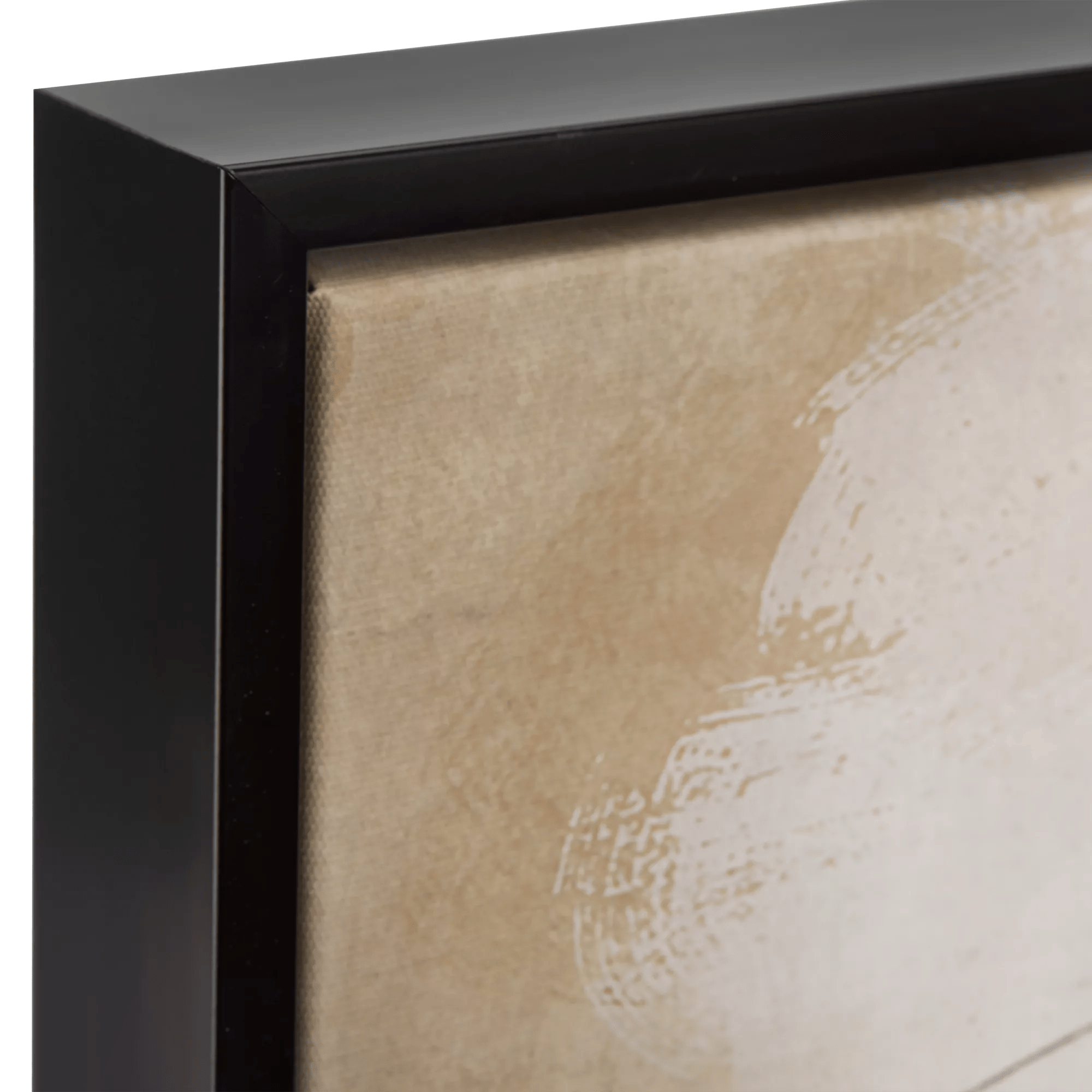 Abstract Blush Wave Framed Canvas