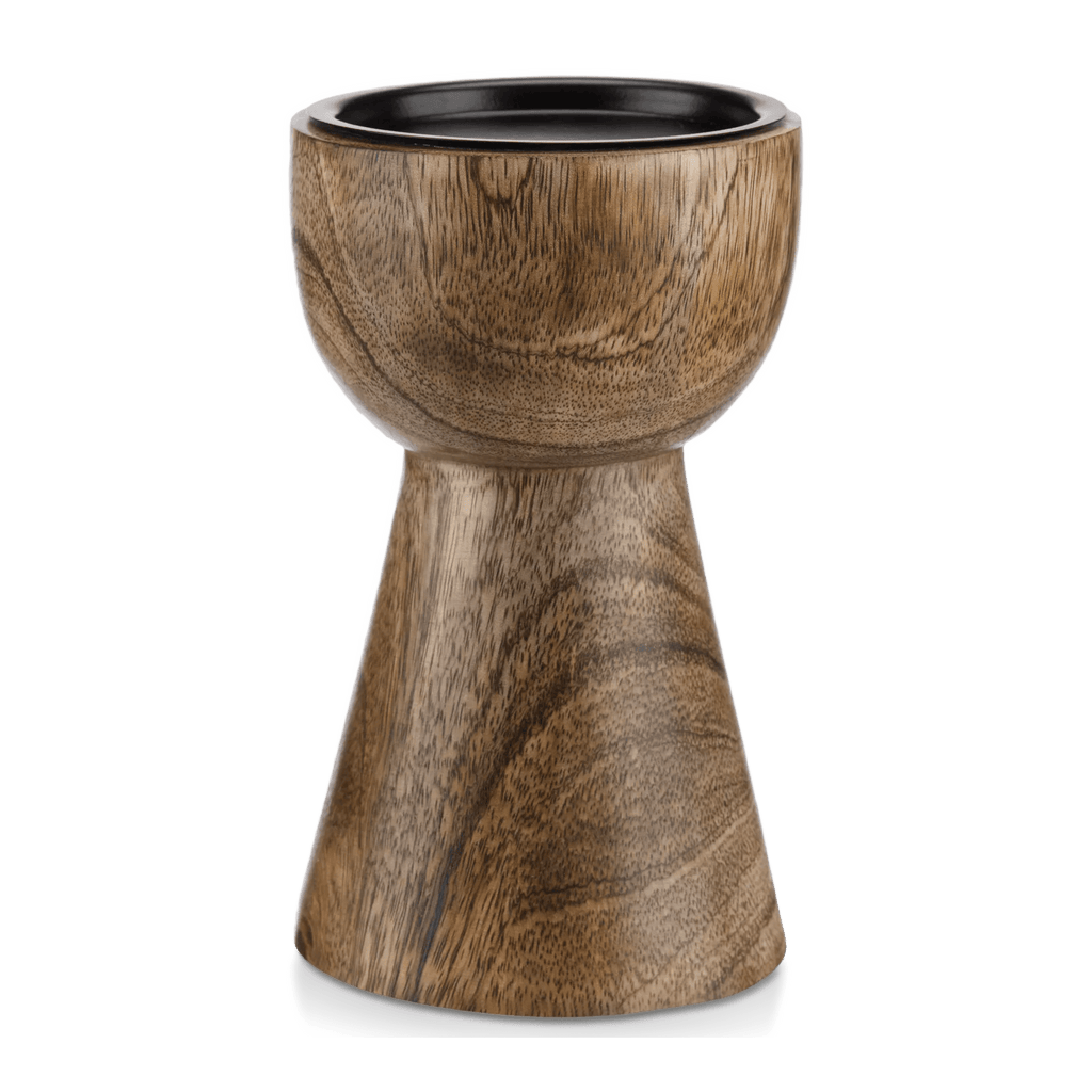Mango Wood Pillar Candle Holder