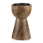 Mango Wood Pillar Candle Holder